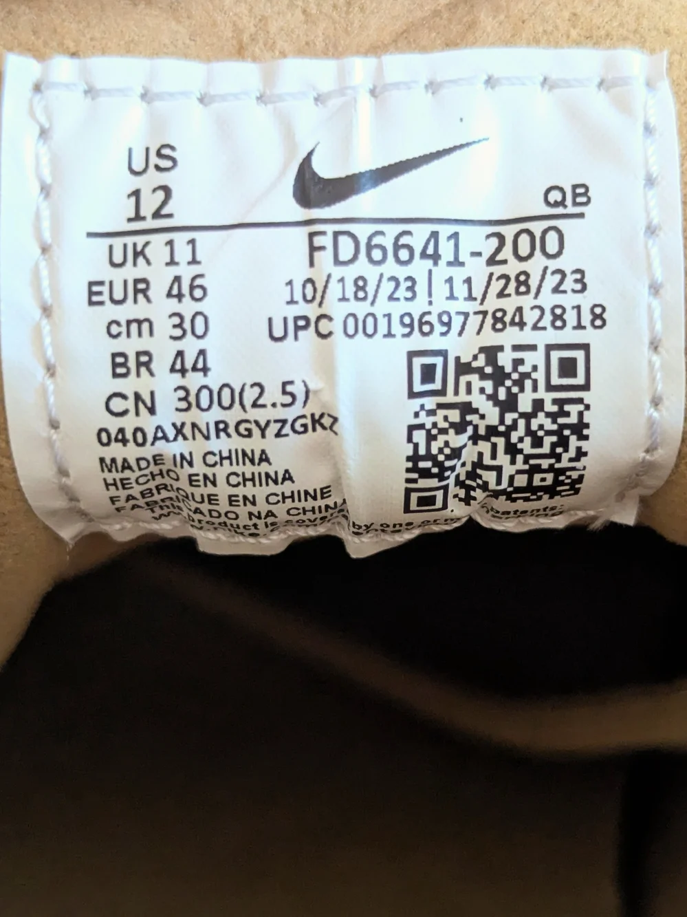 Nike SB Zoom Janoski OG+ PRM City Of Style Sesame Gold FD6641-200 Mens Size 12